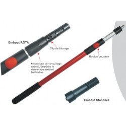 PERCHE TELESCOPIQUE POUR PEINTURE - ROTA-CLIC