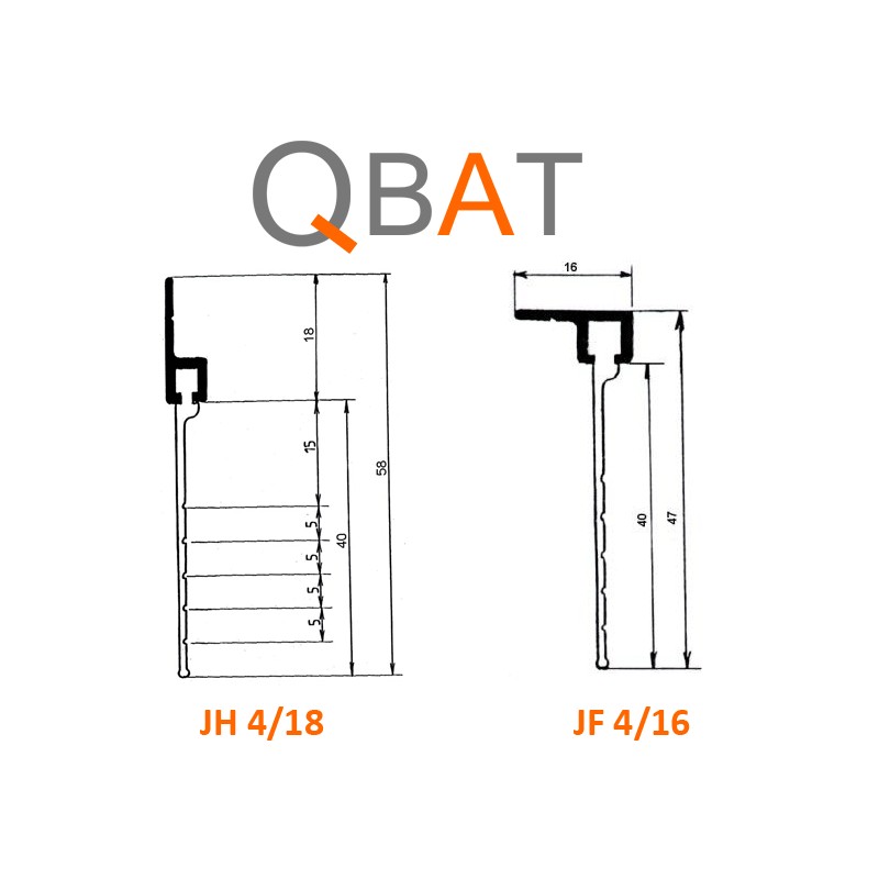 JOINT DE PORTE - BAVETTE EXTERIEURE