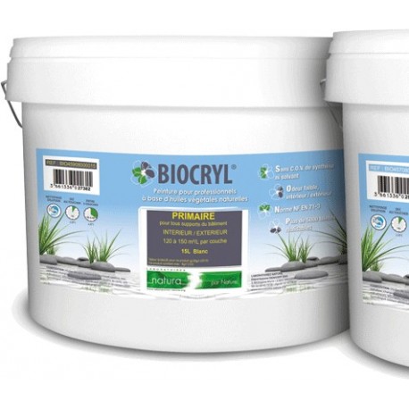 BIOCRYL PRIMAIRE BLANC Intérieur/Extérieur