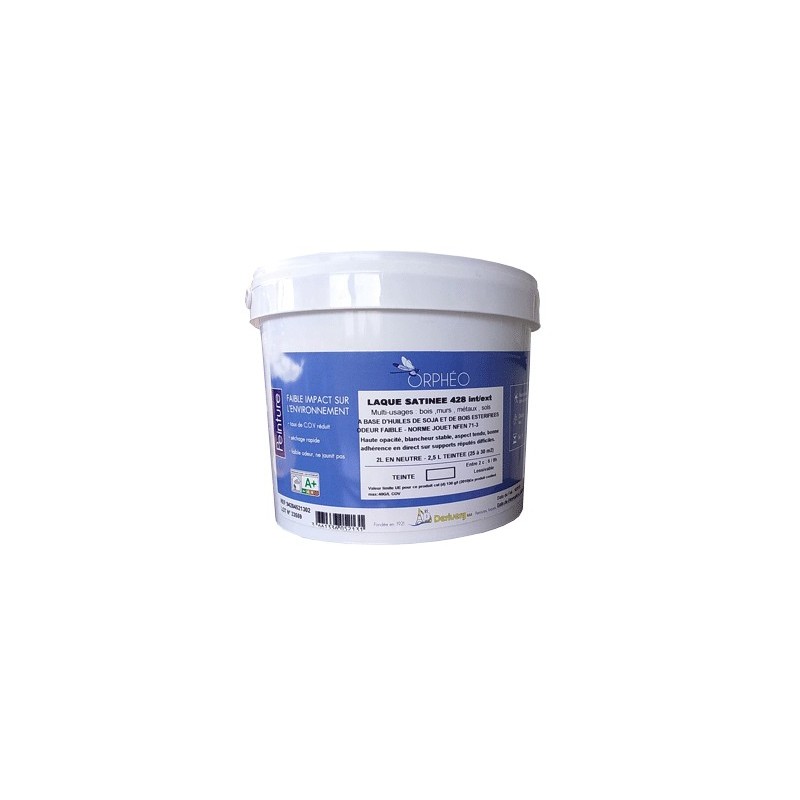 PEINTURE ACRYLIQUE BLANC SATINE 701 DE DECAPOD 8637