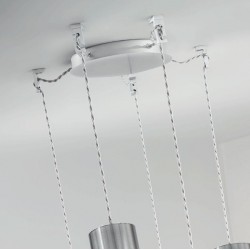 SUSPENSION 5 LAMPES FANTASIA