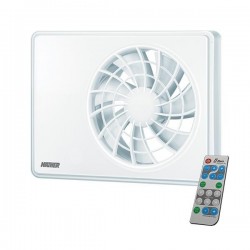 Ventilateur de conduit 100 mm ventilateur de salle de bain avec  télécommande ventilateur ventilateur mural silencieux ventilateur  d'extraction