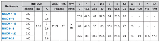 Calpeda NGX pompe à eau 1.1 kW