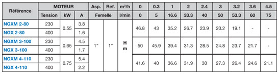 Calpeda NGX pompe à eau 0.75 kW